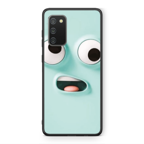 Samsung A02s Strange face Black Glossy Θήκη