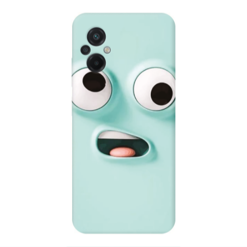 Xiaomi Poco M5 Strange face Transparent Silicone TPU Θήκη