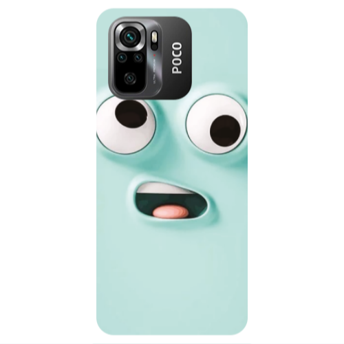Xiaomi Poco M5 s Strange face Transparent Silicone TPU Θήκη