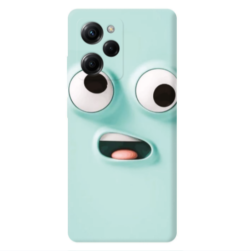 Xiaomi Poco X5 Pro Strange face Transparent Silicone TPU Θήκη