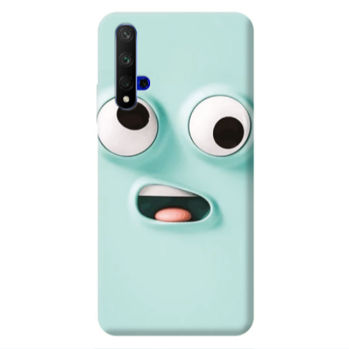 Huawei Nova 5 T Strange face Transparent Silicone TPU Θήκη