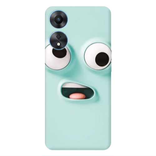 Oppo A 98 Strange face Transparent Silicone TPU Θήκη