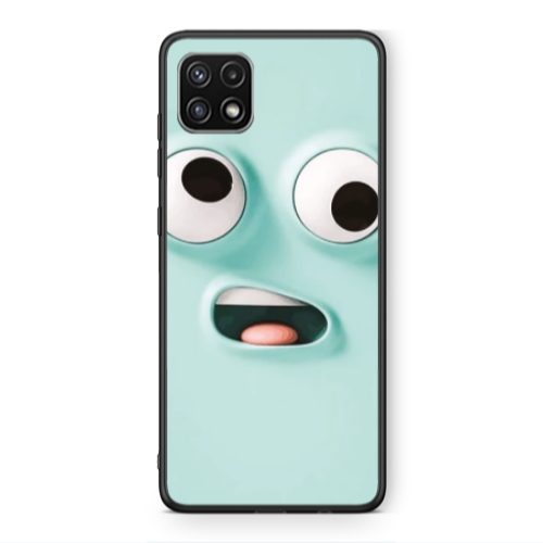 Samsung A22 5G Strange face Black Glossy Θήκη