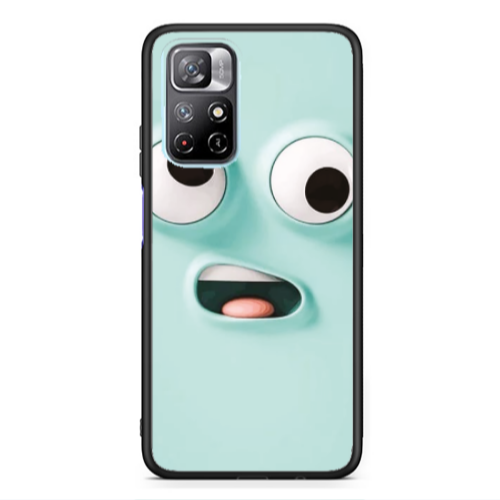 Xiaomi Poco M4 Pro 5G Strange face Black Glossy Θήκη