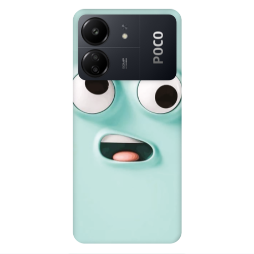 Xiaomi Poco C65 Strange face Transparent Silicone TPU Θήκη