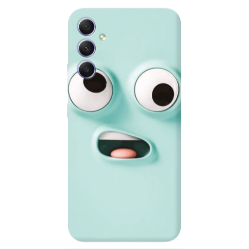 Samsung A15 5G Strange face Transparent Silicone TPU Θήκη