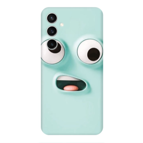 Samsung S24 FE Strange face Transparent Silicone TPU Θήκη