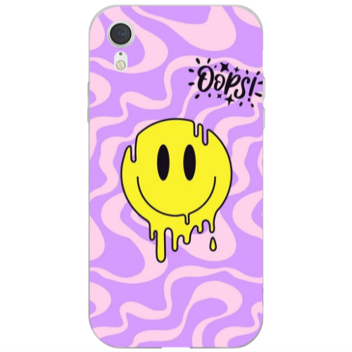 Apple iPhone Xr Oops Transparent Silicone TPU Θήκη