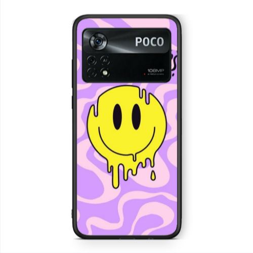 Xiaomi Poco X4 Pro Oops Black Glossy Θήκη