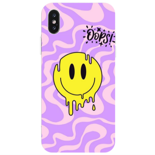 Apple iPhone Xs Oops Transparent Silicone TPU Θήκη