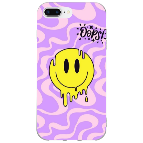 Apple iPhone 7 Plus Oops Transparent Silicone TPU Θήκη