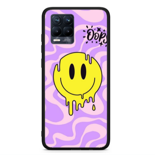 Realme 8  Oops Black Glossy Θήκη