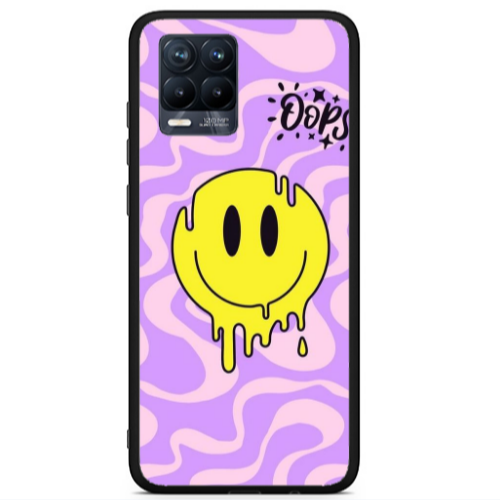 Realme 8 i Oops Black Glossy Θήκη