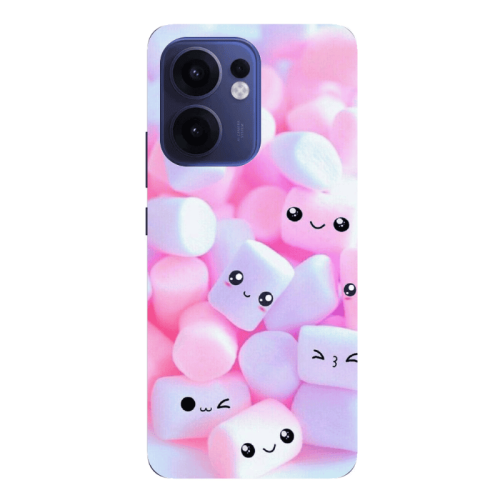 Oppo Reno13 FS Pouf Smiles Transparent Silicone TPU Θήκη
