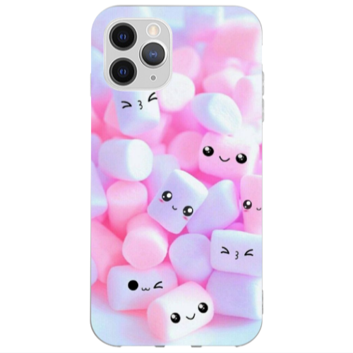 Apple iPhone 13 Pro Max Pouf Smiles Transparent Silicone TPU Θήκη