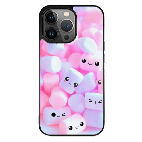 Apple iPhone 13 Pro Max Pouf Smiles Black Glossy Θήκη