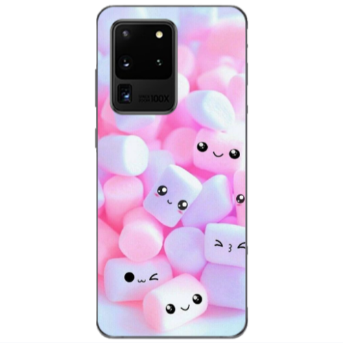 Samsung S20 Ultra Pouf Smiles Transparent Silicone TPU Θήκη