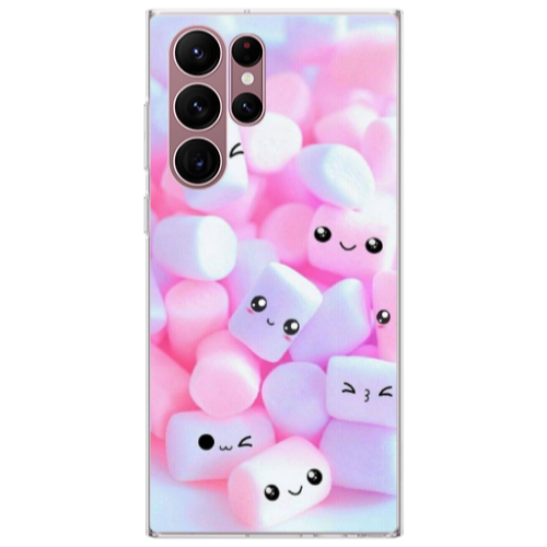Samsung S22 Ultra Pouf Smiles Transparent Silicone TPU Θήκη