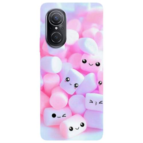 Huawei Nova 9 SE Pouf Smiles Transparent Silicone TPU Θήκη