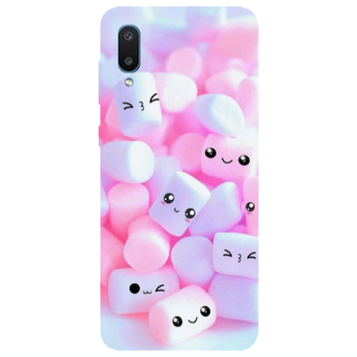Samsung A02 Pouf Smiles Transparent Silicone TPU Θήκη