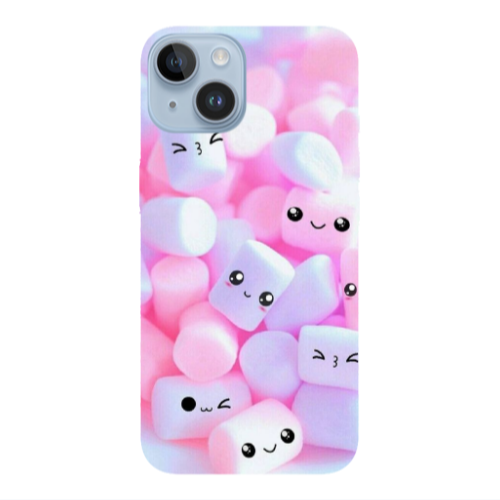 Apple iPhone 14 Plus Pouf Smiles Transparent Silicone TPU Θήκη