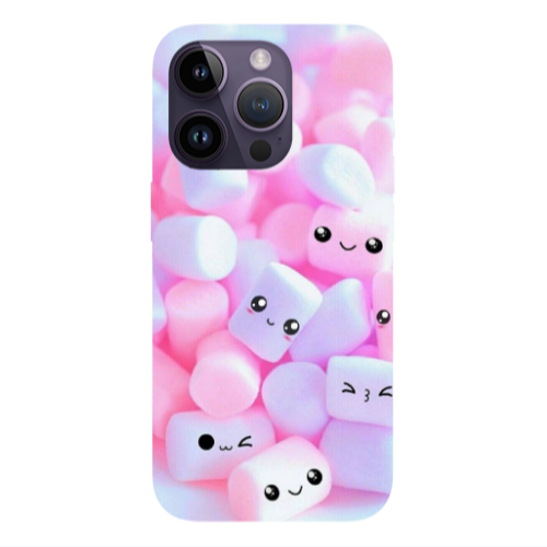 Apple iPhone 14 Pro  Pouf Smiles Transparent Silicone TPU Θήκη