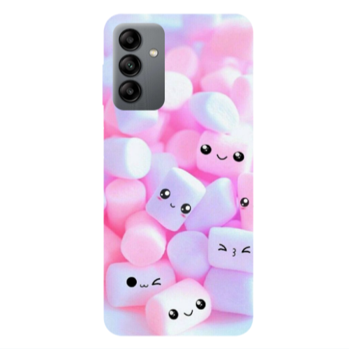 Samsung A04S Pouf Smiles Transparent Silicone TPU Θήκη