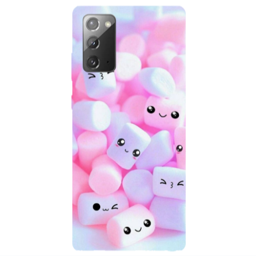 Samsung Note 20 Pouf Smiles Transparent Silicone TPU Θήκη