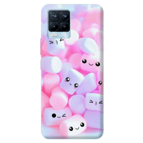 Realme 8 Pro Pouf Smiles Transparent Silicone TPU Θήκη