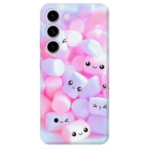 Samsung S23 Pouf Smiles Transparent Silicone TPU Θήκη