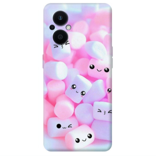 Oppo Reno 7 Lite Pouf Smiles Transparent Silicone TPU Θήκη