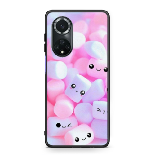 Huawei Nova 9 Pouf Smiles Black Glossy Θήκη