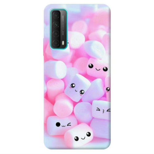 Huawei P Smart 2021 Pouf Smiles Transparent Silicone TPU Θήκη