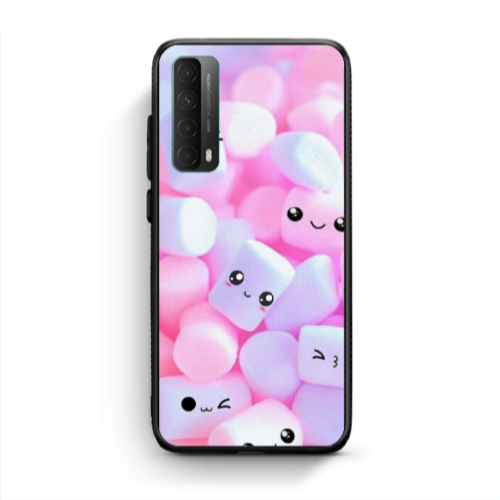 Huawei P Smart 2021 Pouf Smiles Black Glossy Θήκη