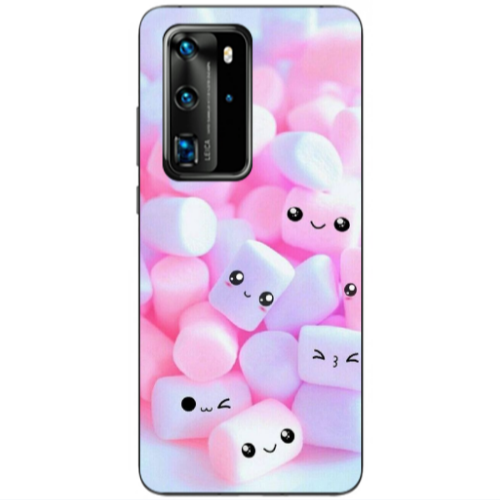 Huawei P40 Pro Pouf Smiles Transparent Silicone TPU Θήκη