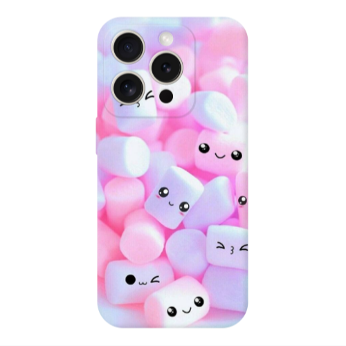 Apple iPhone 15 Pro Max Pouf Smiles Transparent Silicone TPU Θήκη