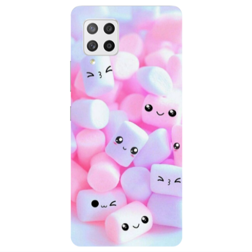 Samsung A42 5G Pouf Smiles Transparent Silicone TPU Θήκη
