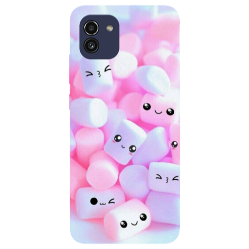 Samsung A03 Pouf Smiles Transparent Silicone TPU Θήκη