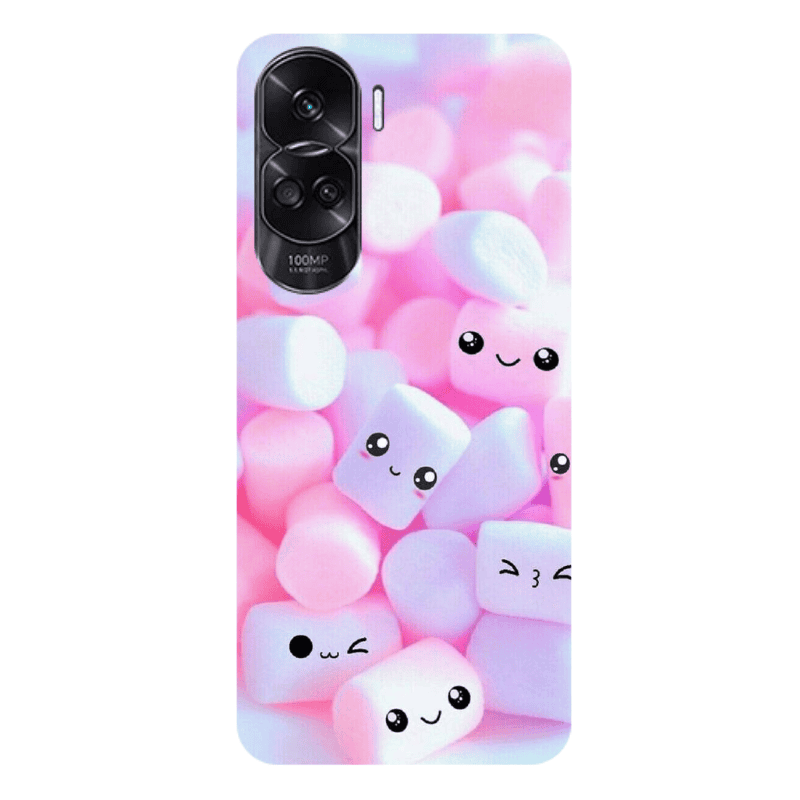 Honor 90 Lite 5G Pouf Smiles Transparent Silicone TPU Θήκη