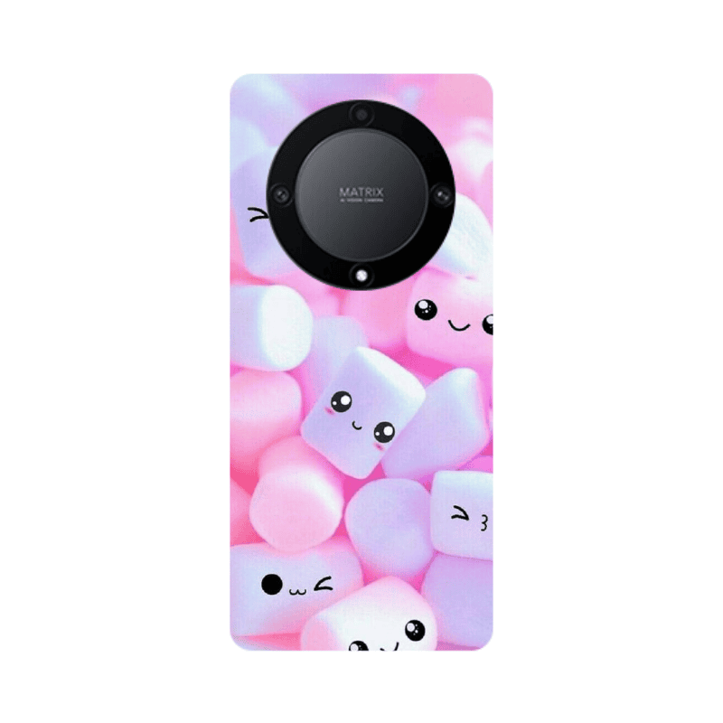 Honor Magic5 Lite 5G Pouf Smiles Transparent Silicone TPU Θήκη
