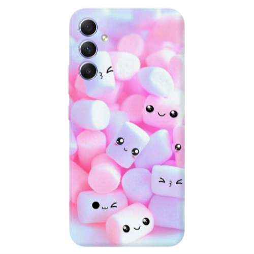 Samsung A15 5G Pouf Smiles Transparent Silicone TPU Θήκη