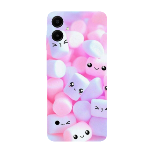 Samsung A06 Pouf Smiles Transparent Silicone TPU Θήκη