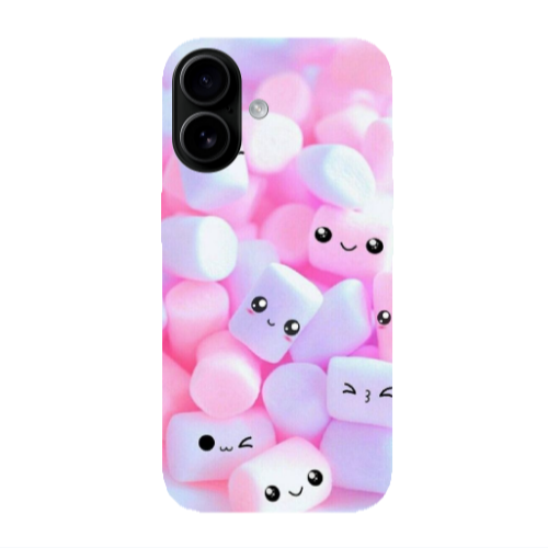 Apple Iphone 16 Pouf Smiles Transparent Silicone TPU Θήκη