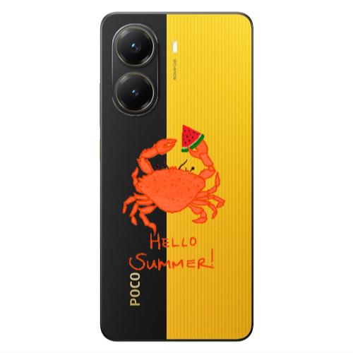Xiaomi Poco X7 Pro Hello Summer! Transparent Silicone TPU Θήκη