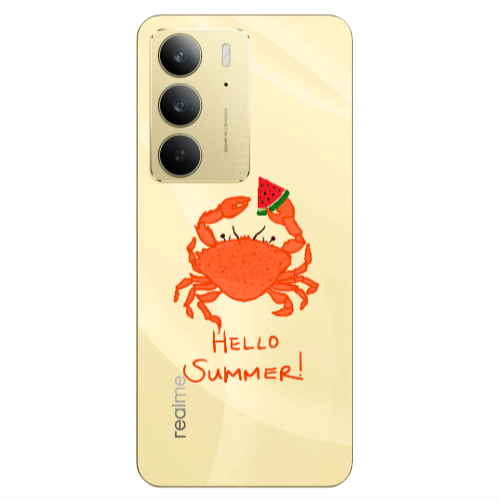 Realme C 75 Hello Summer! Transparent Silicone TPU Θήκη
