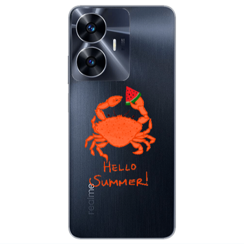 Realme Note 50 Hello Summer! Transparent Silicone TPU Θήκη