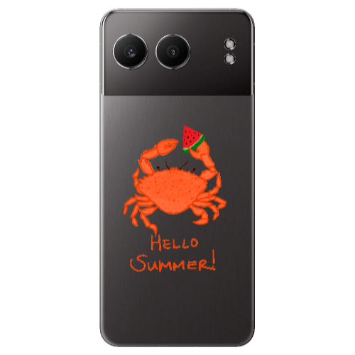 Oneplus Nord 4 Hello Summer! Transparent Silicone TPU Θήκη