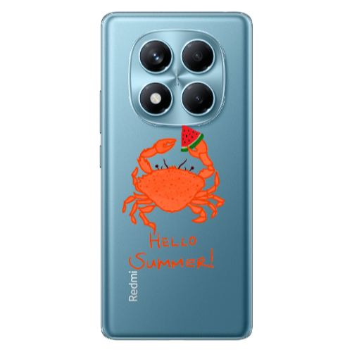 Xiaomi Redmi Note 14 Pro Hello Summer! Transparent Silicone TPU Θήκη