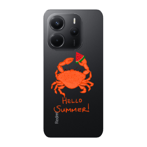 Xiaomi Redmi Note 14 Hello Summer! Transparent Silicone TPU Θήκη