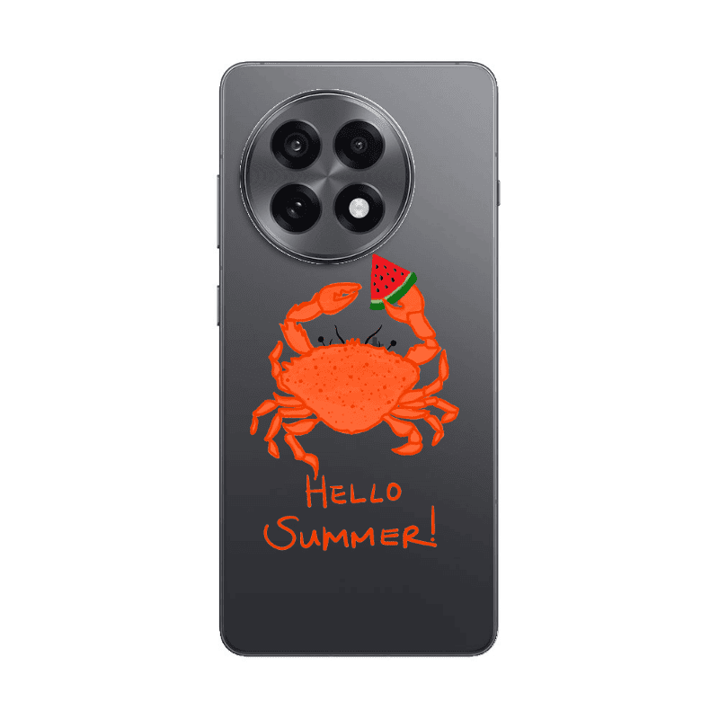 Oneplus 13 R Hello Summer! Transparent Silicone TPU Θήκη